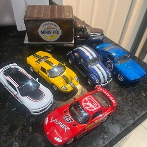 Lot of toy cars